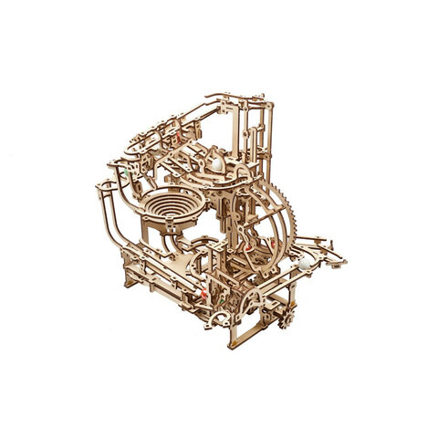 Ugears 3D mechanické puzzle Kuličková dráha spirála 355 ks