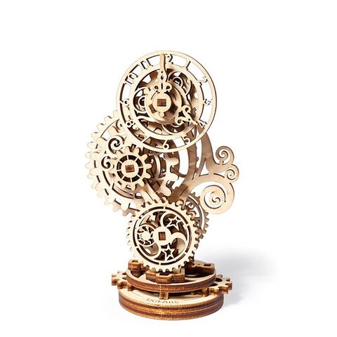 Ugears 3D mechanické puzzle Steampunk hodiny 43 ks