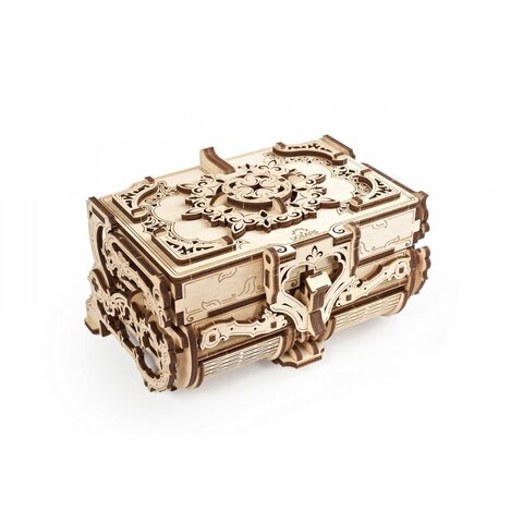 Ugears 3D mechanické puzzle Antique Box 185 ks